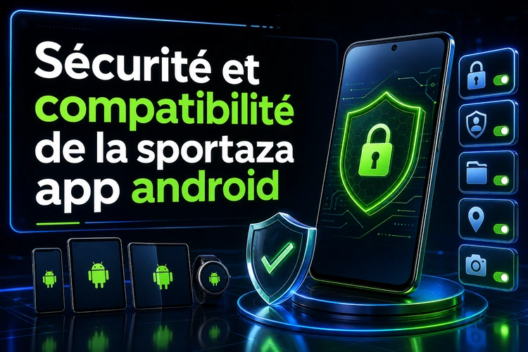Sécurité et compatibilité de la sportaza app android