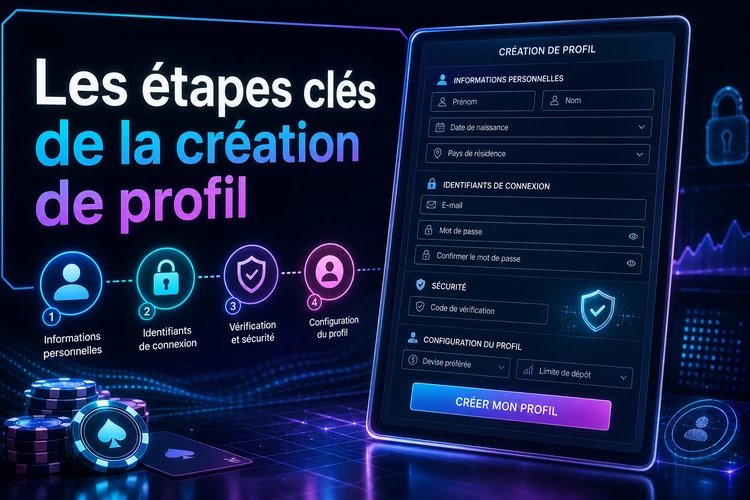Les étapes clés de la création de profil